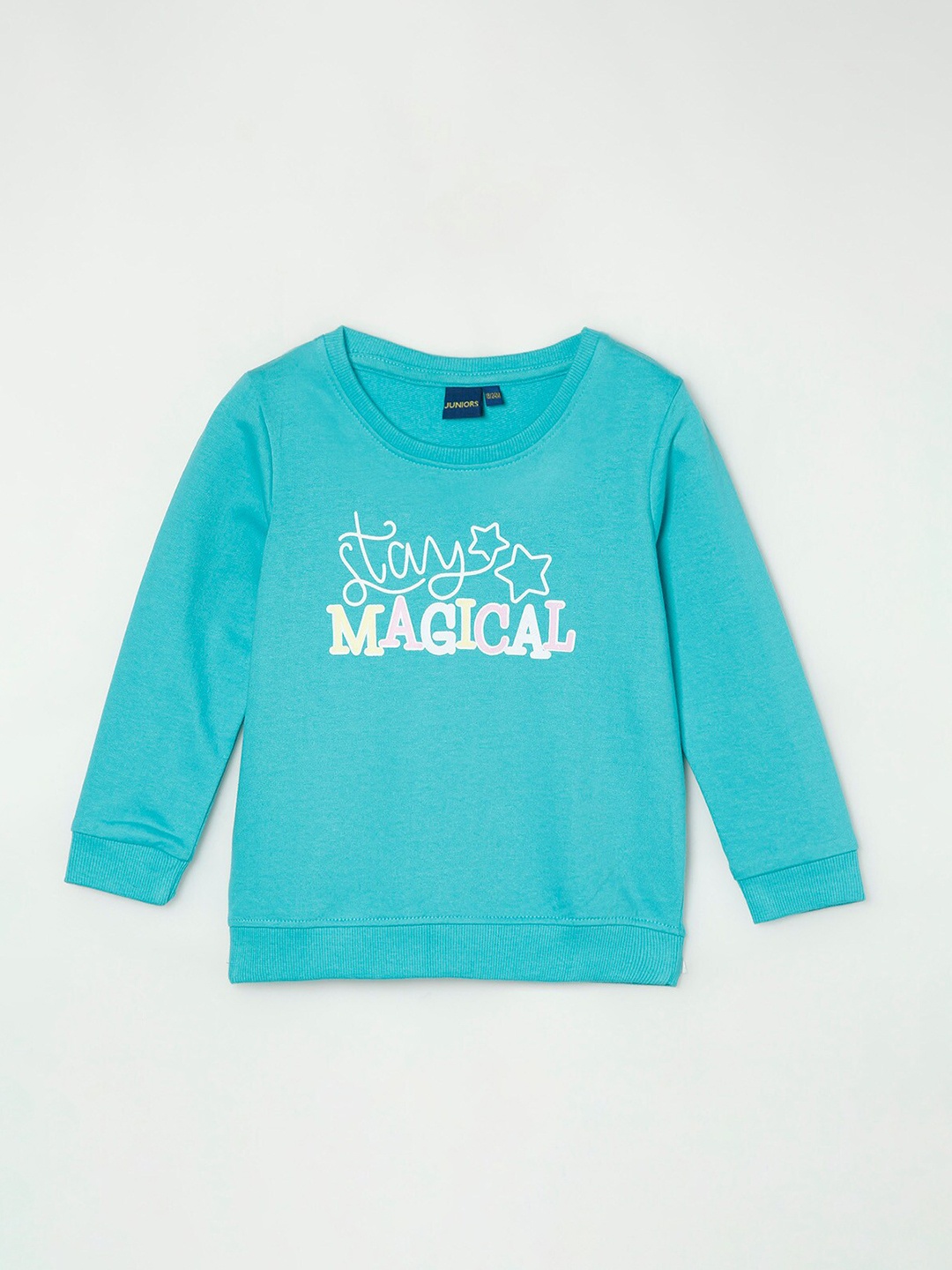 

Juniors by Lifestyle Girls Blue Printed Sweatshirt