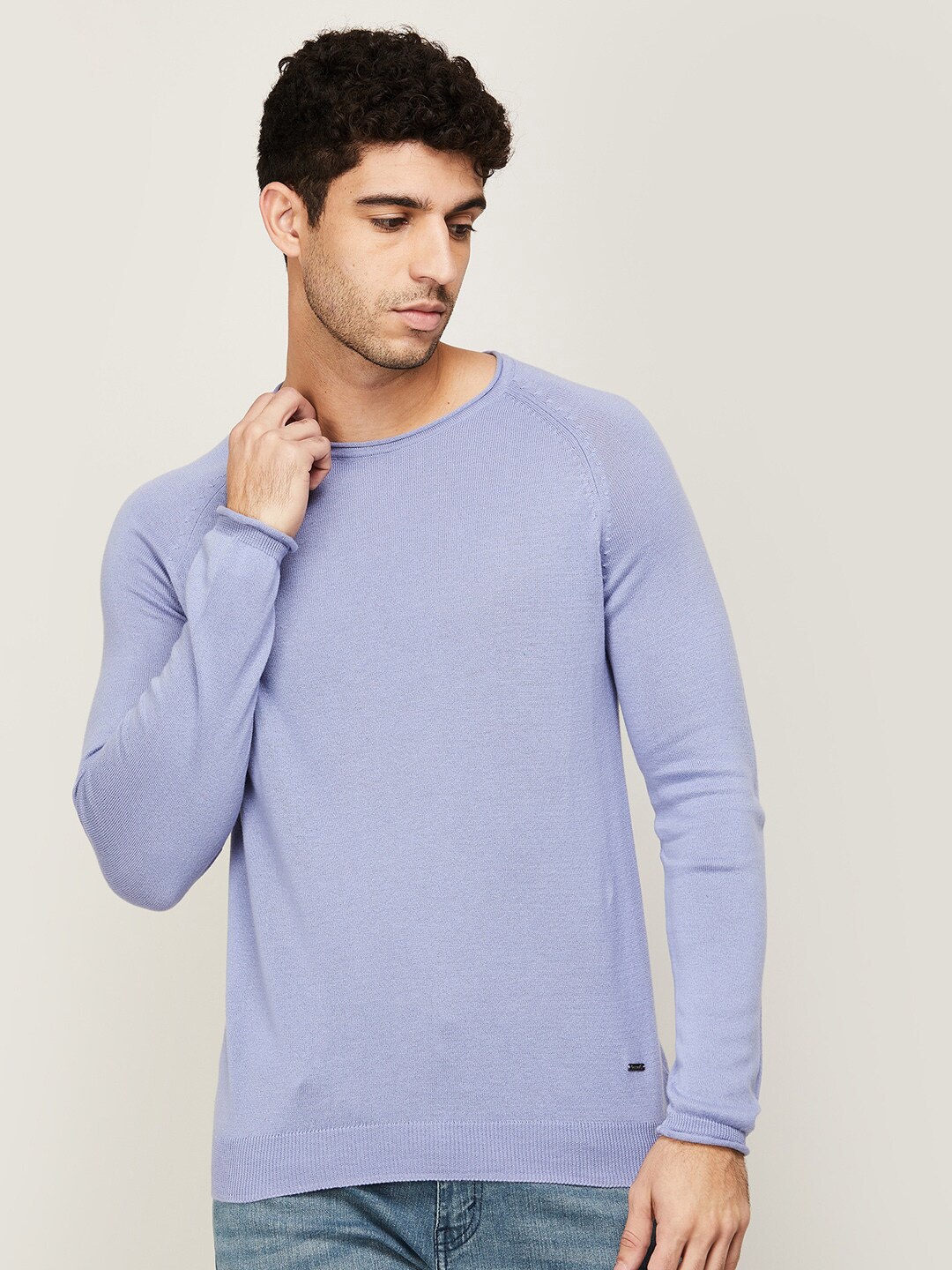

Bossini Men Purple Sweatshirt