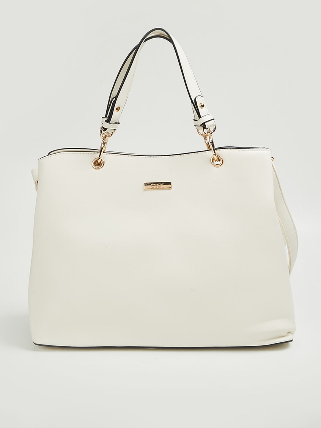 

CODE by Lifestyle White Structured Handheld Bag