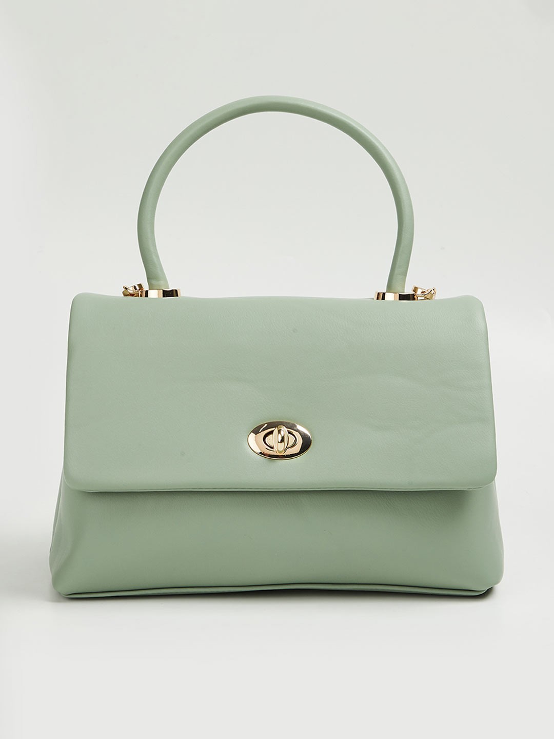 

CODE by Lifestyle Green Structured Satchel