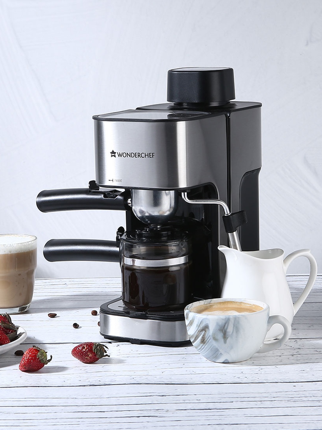 

Wonderchef Black Regalia Espresso Coffee Maker 5 Bar 800 W