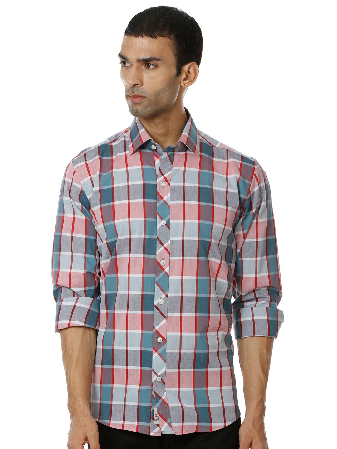 

SHIRT THEORY Men Multicoloured Tartan Checks Checked Casual Shirt, Multi