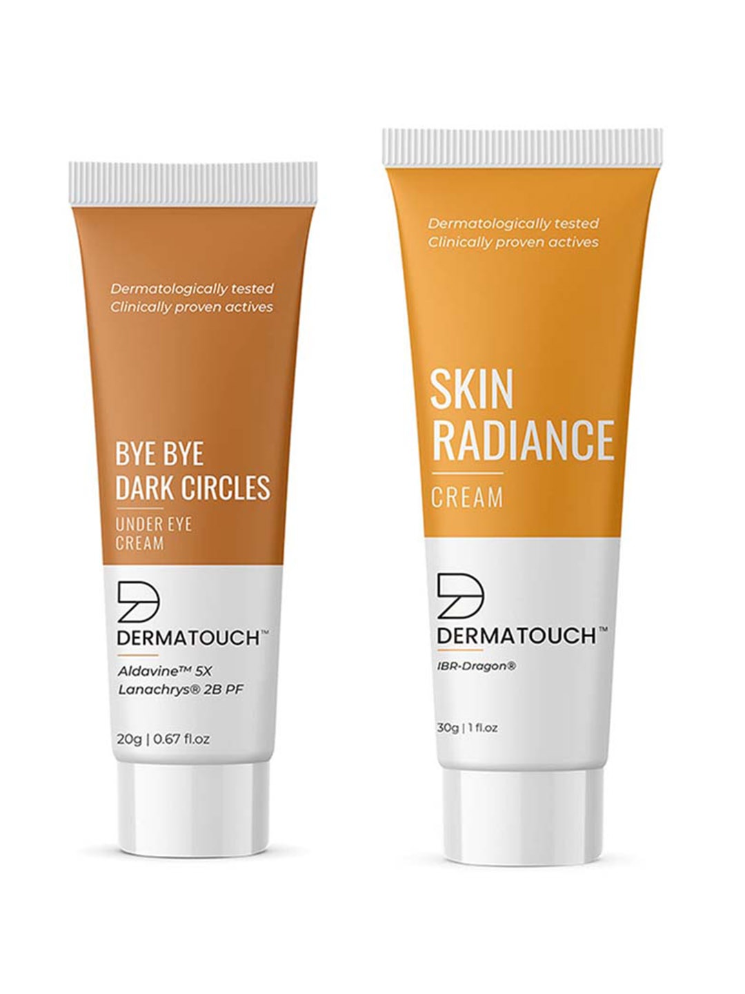 

Dermatouch Pack Of 2 White Skin Radiance & Dark Circle Cream