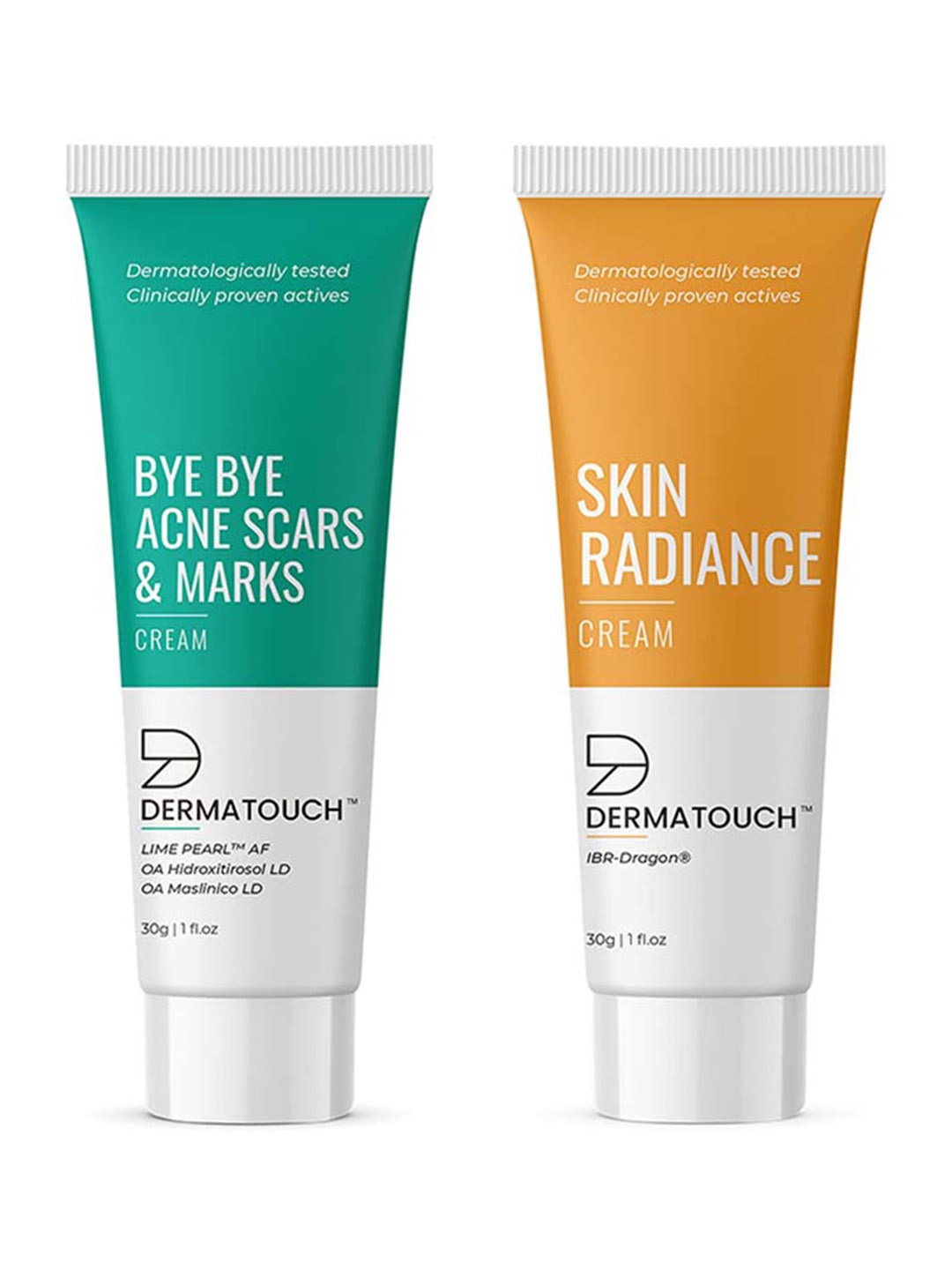 

Dermatouch Set Of 2 Skin Radiance & Acne Scar Cream Combo, White