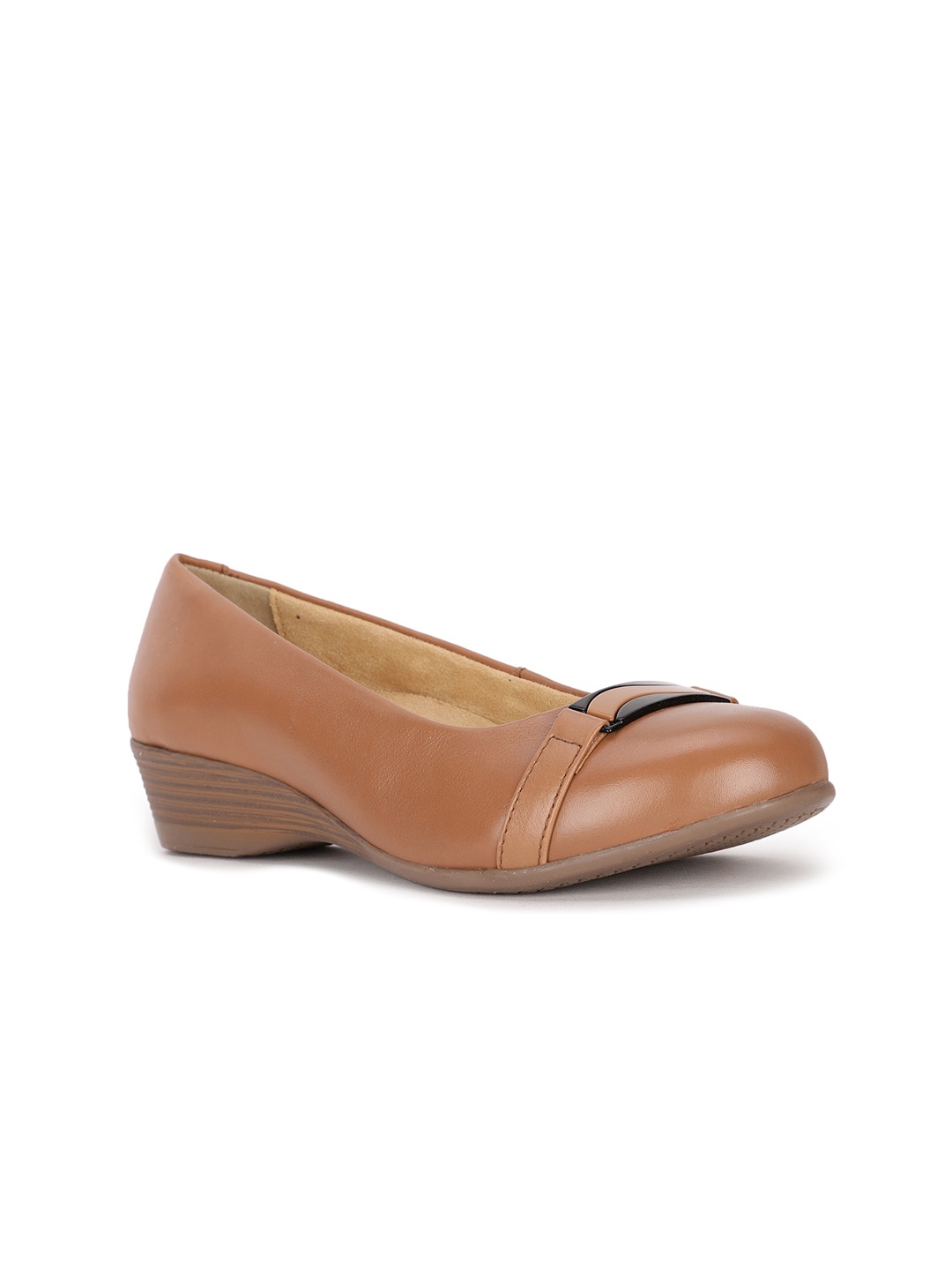 

Hush Puppies Women Brown Colourblocked Flats
