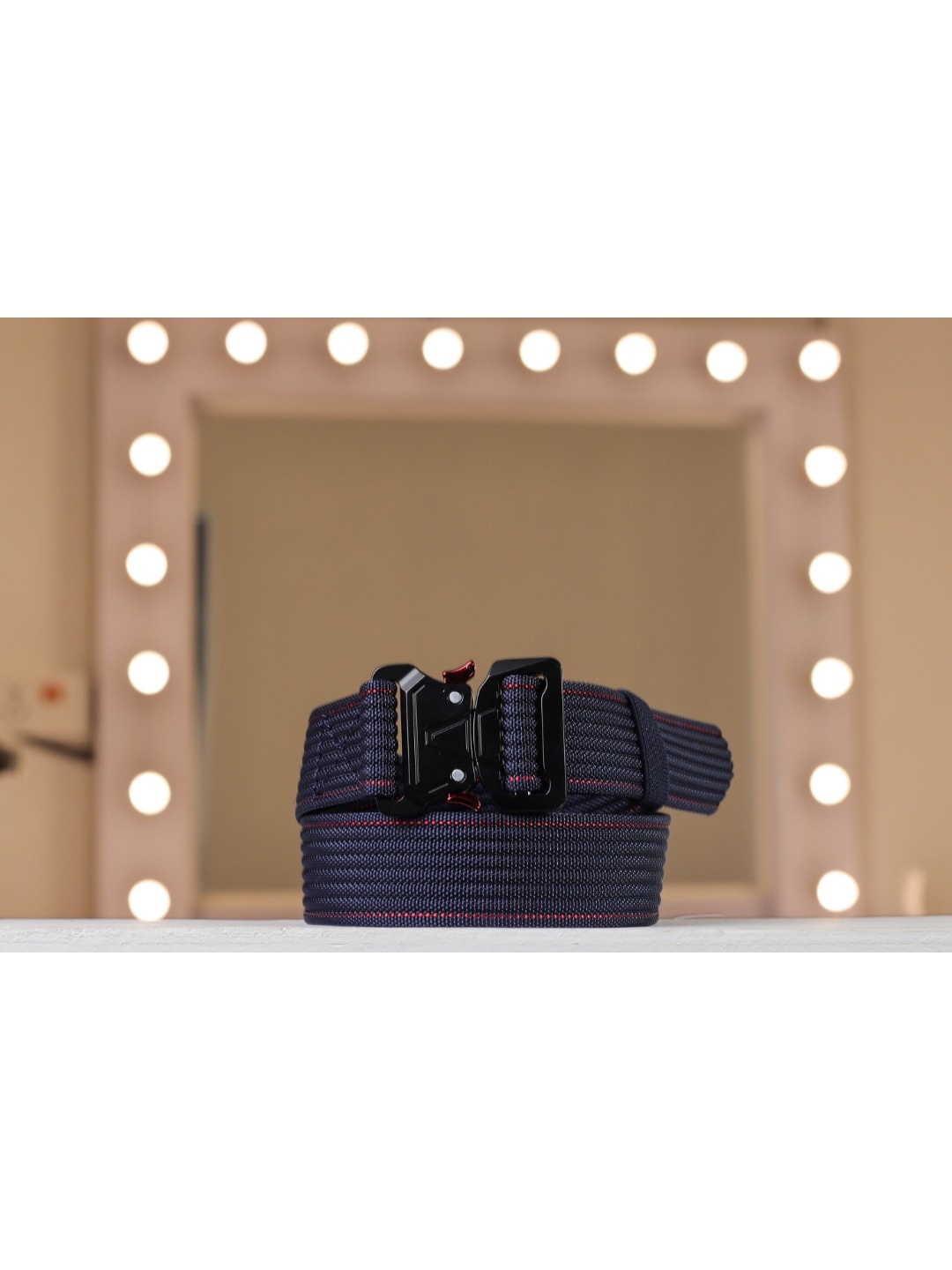 

Elite Crafts Unisex Blue Woven Canvas Belts