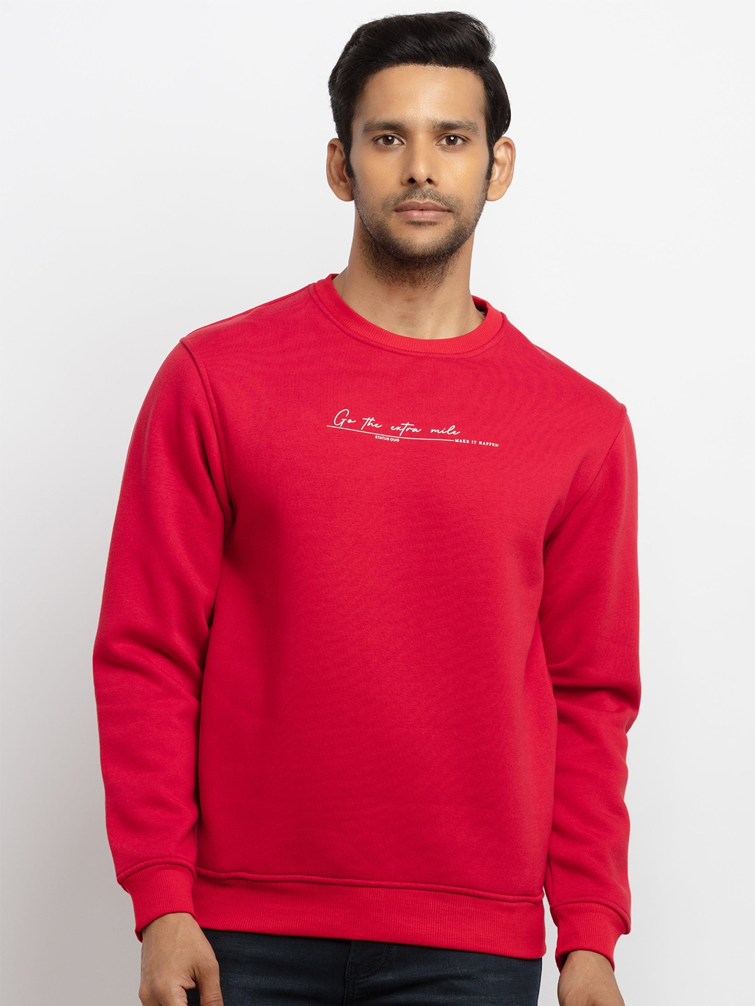 

Status Quo Men Red Sweatshirt