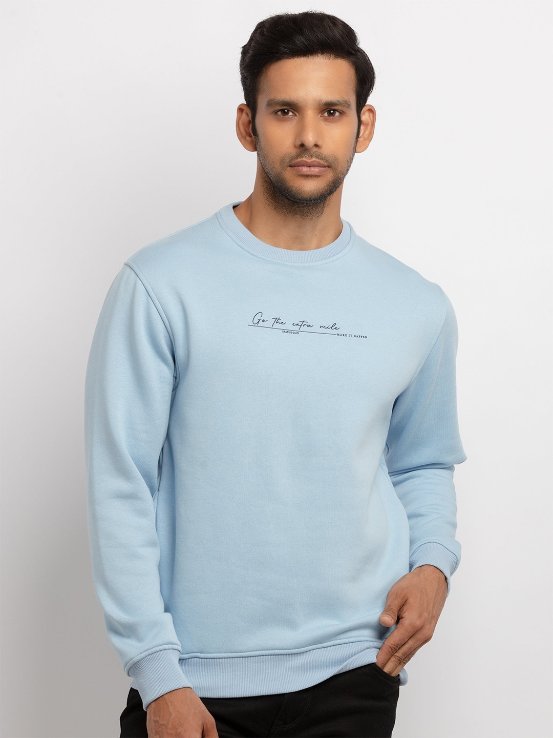 

Status Quo Men Blue Sweatshirt