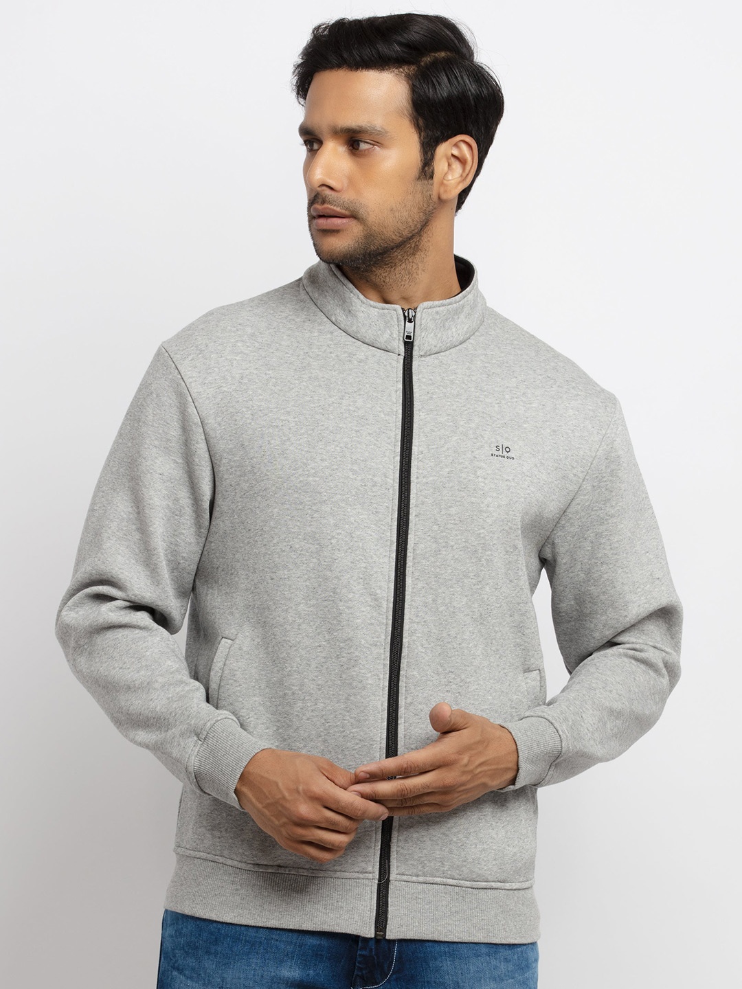 

Status Quo Men Grey Sweatshirt