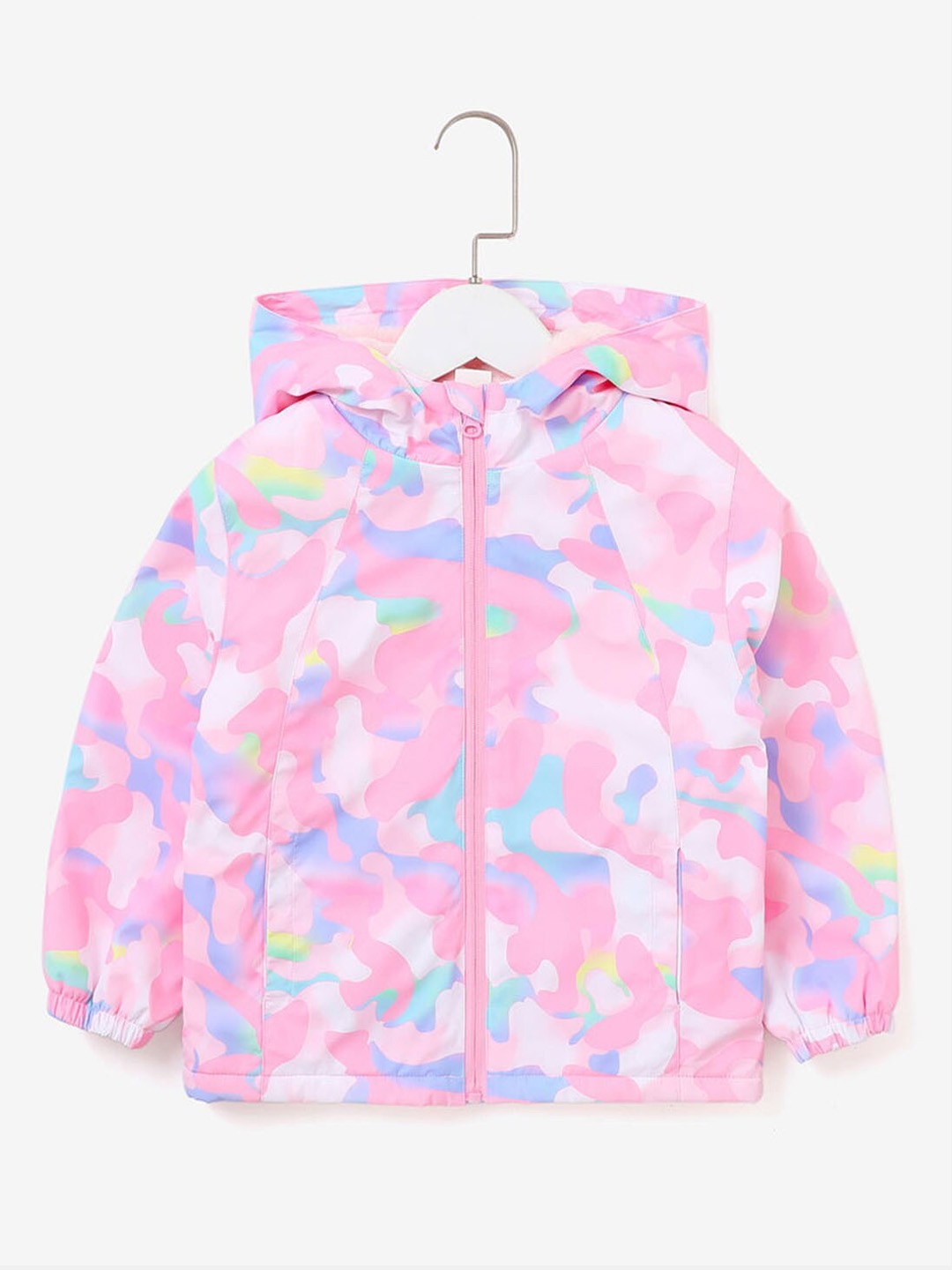 

Hopscotch Girls Pink Tailored Jacket with Embroidered