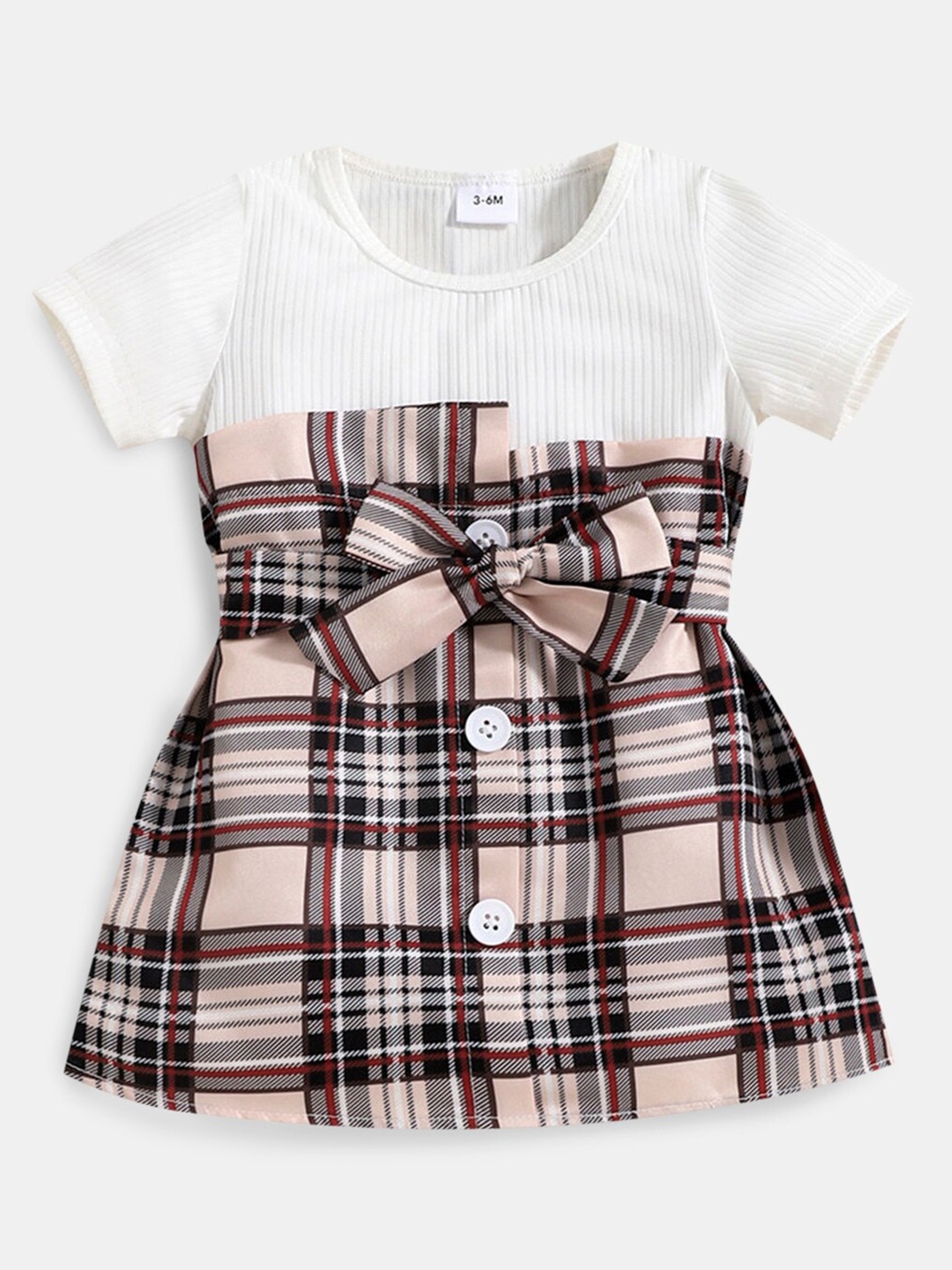

Hopscotch Multicoloured Peplum Dress, Multi