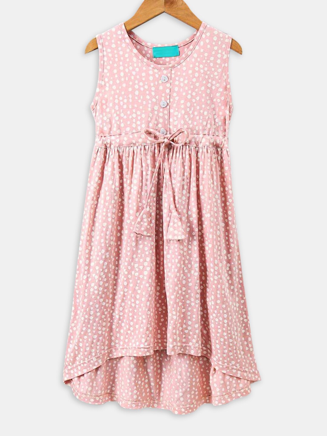 

Hopscotch Pink Floral A-Line Dress