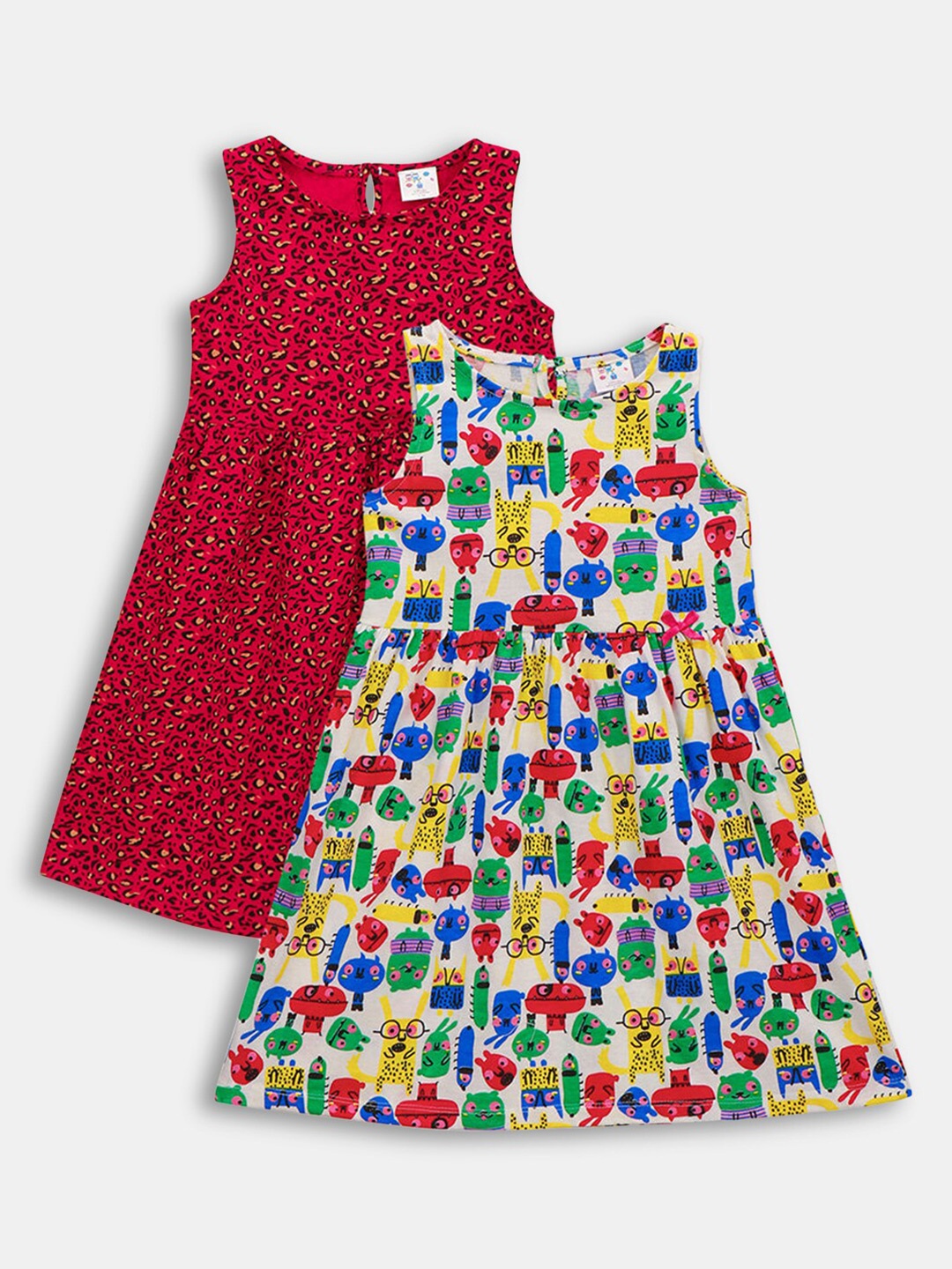 

Hopscotch Multicoloured Peplum Dress, Multi