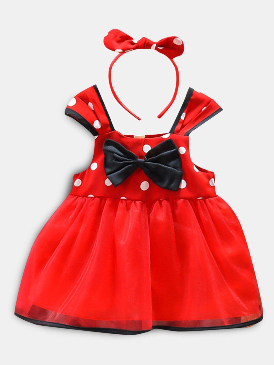 

Hopscotch Red Peplum Maxi Dress