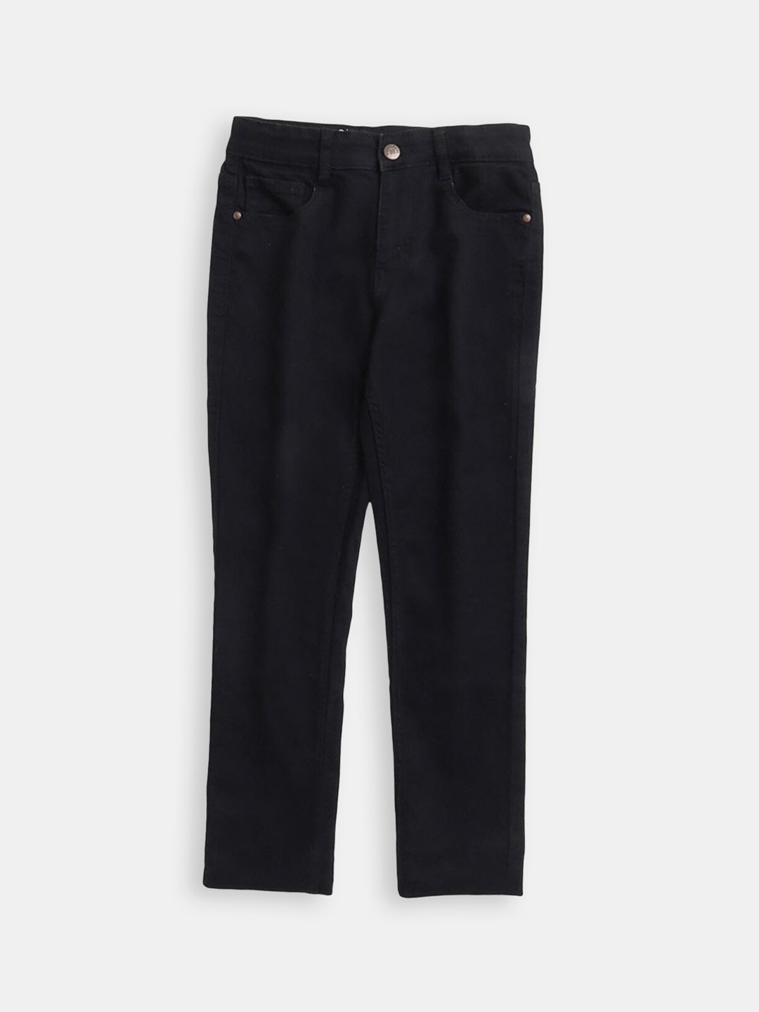 

Hopscotch Boys Black Relaxed Fit Stretchable Jeans