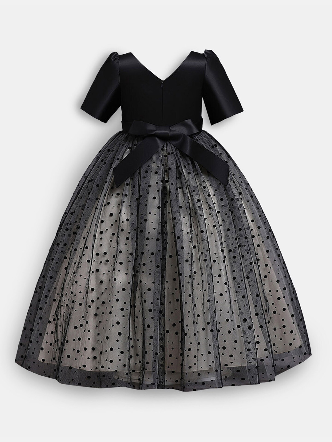 

Hopscotch Black Embellished Maxi Dress