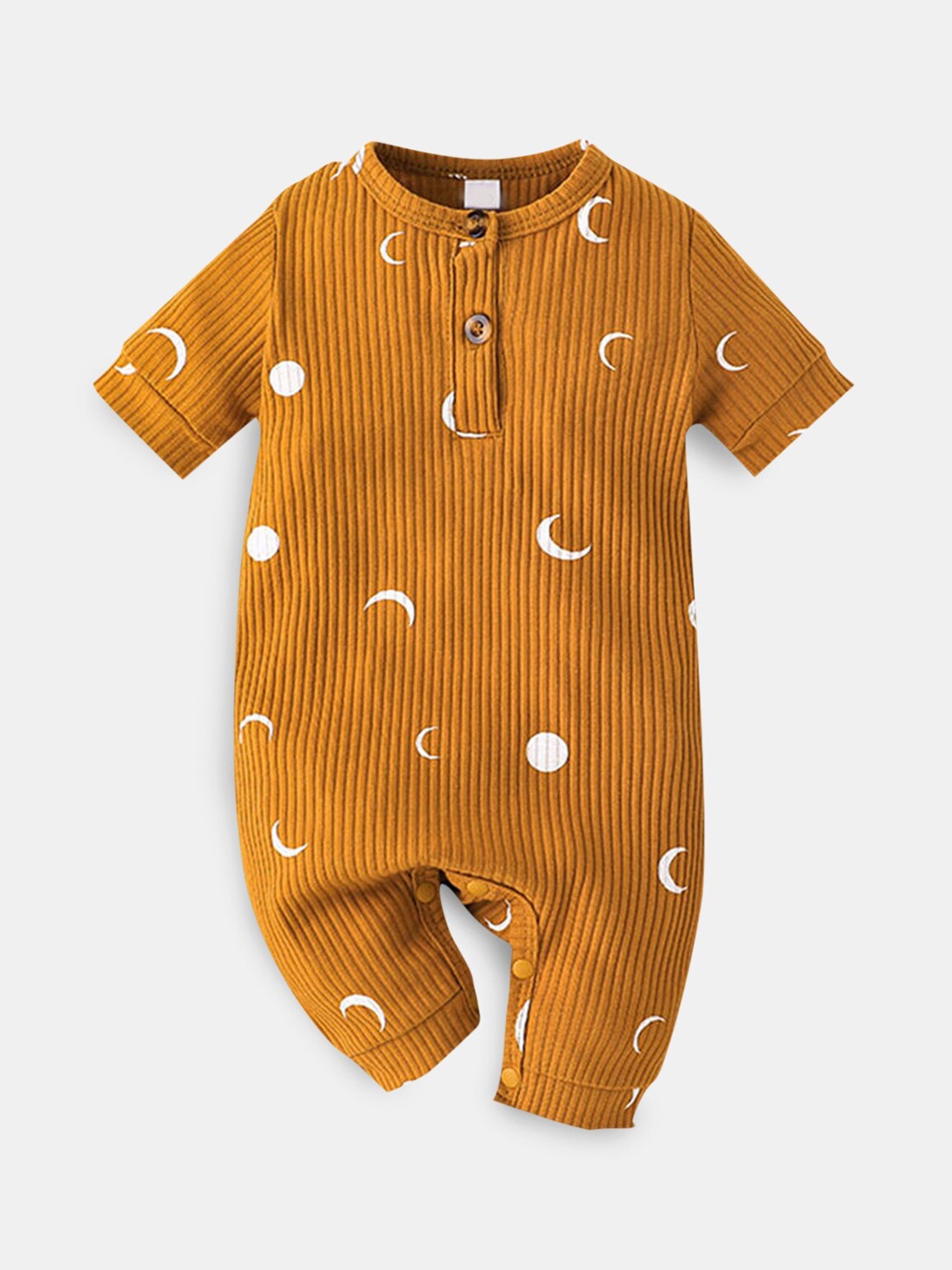 

Hopscotch Boys Brown Rompers