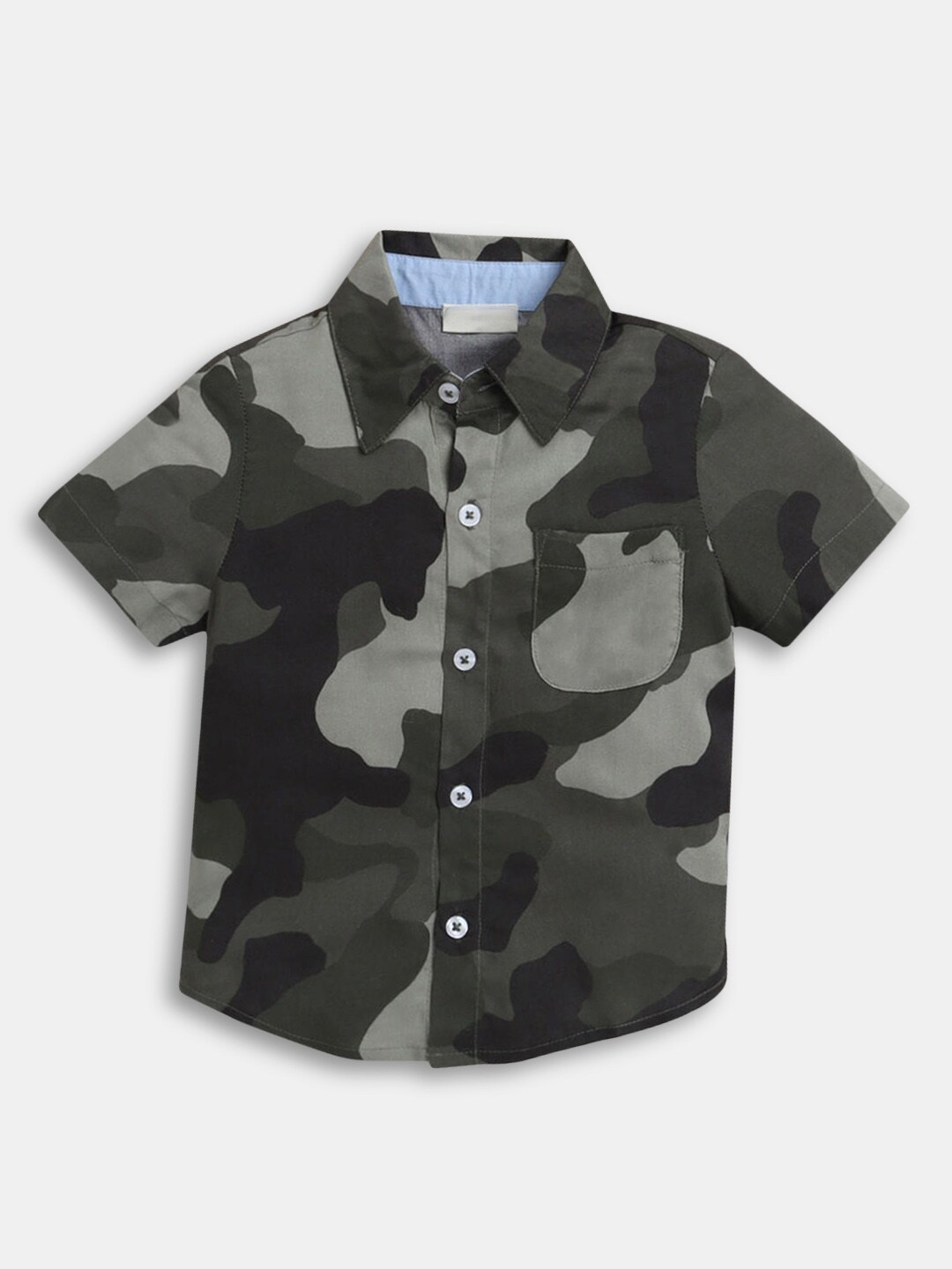 

Hopscotch Boys Green Casual Shirt