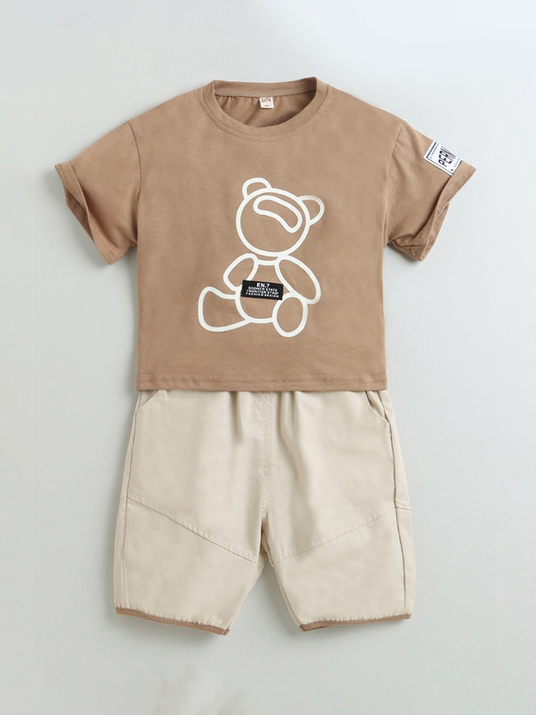 

Hopscotch Boys Brown Clothing Set