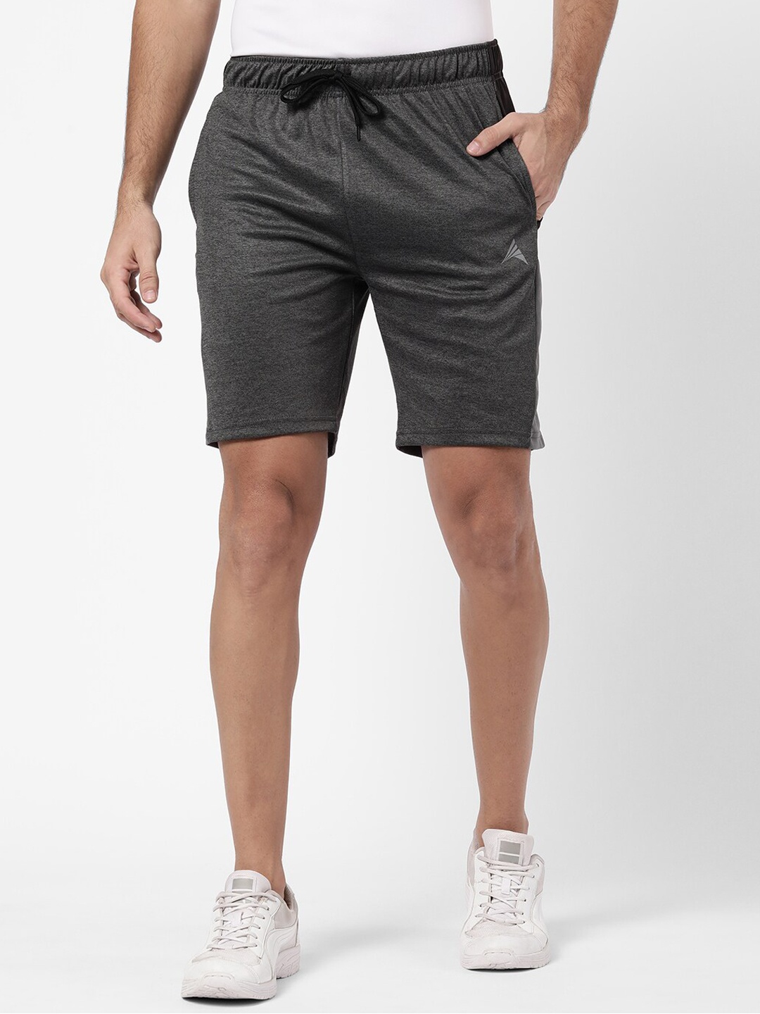 

R&B Men Black Sports Shorts
