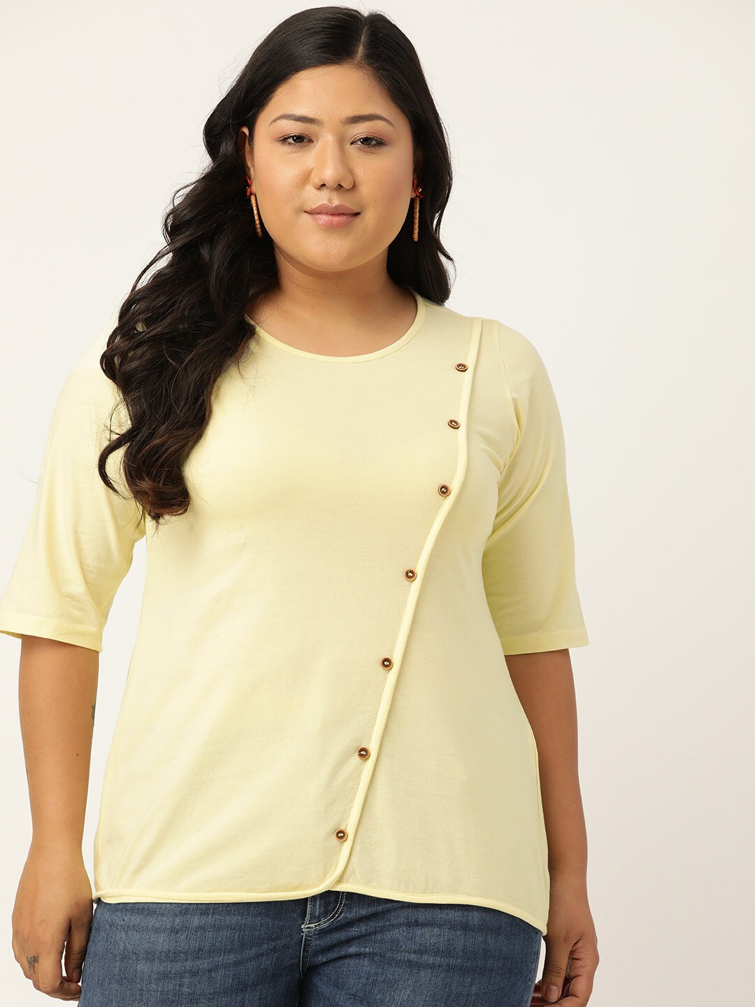 

theRebelinme Women Yellow Top