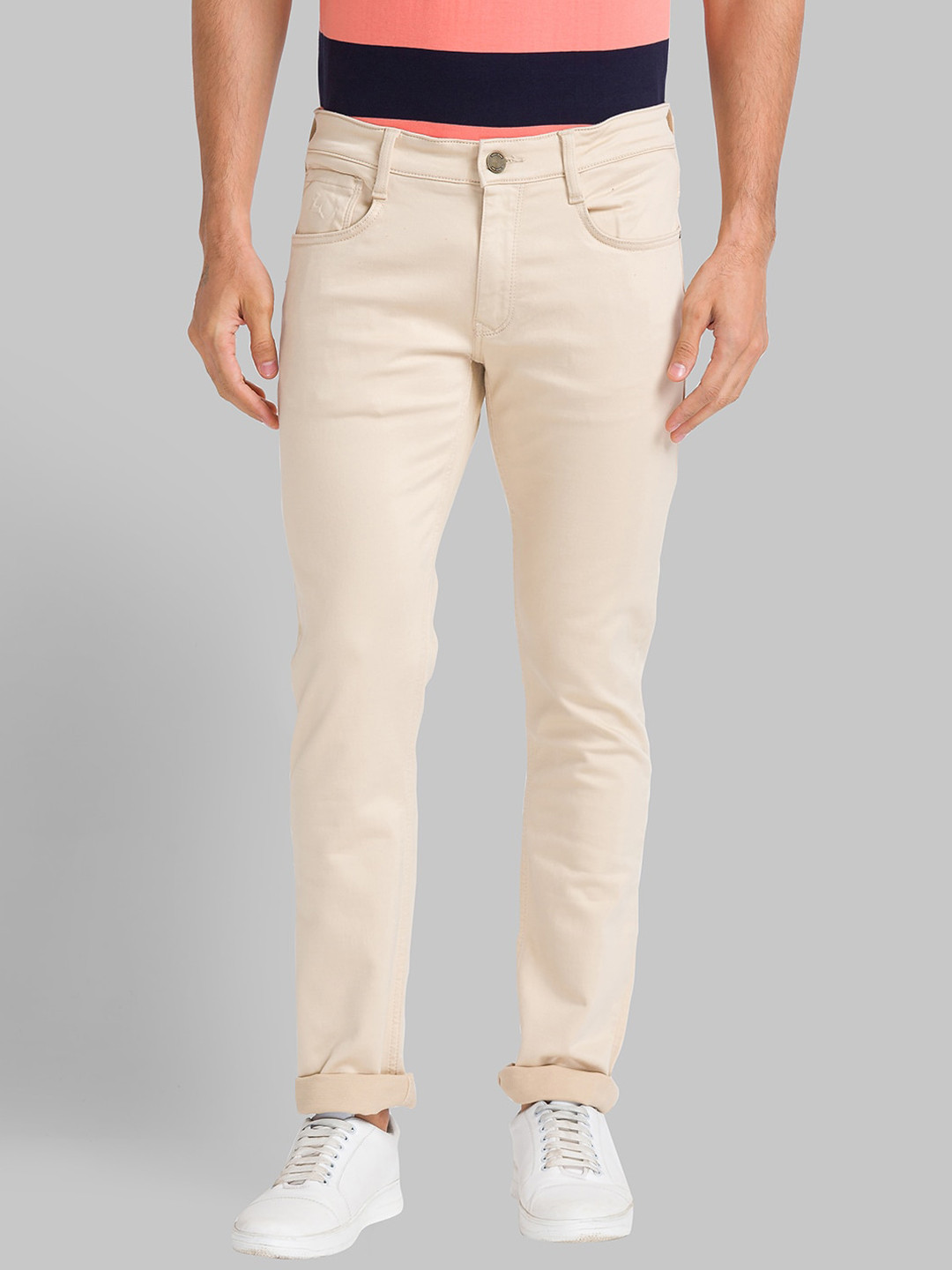 

Parx Men Yellow Tapered Fit Jeans