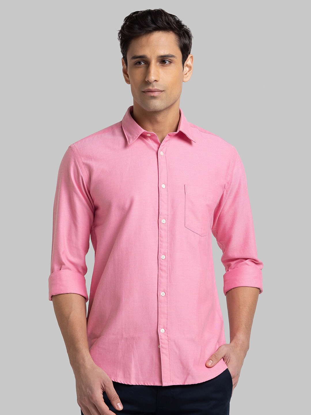 

Parx Men Red Slim Fit Casual Shirt