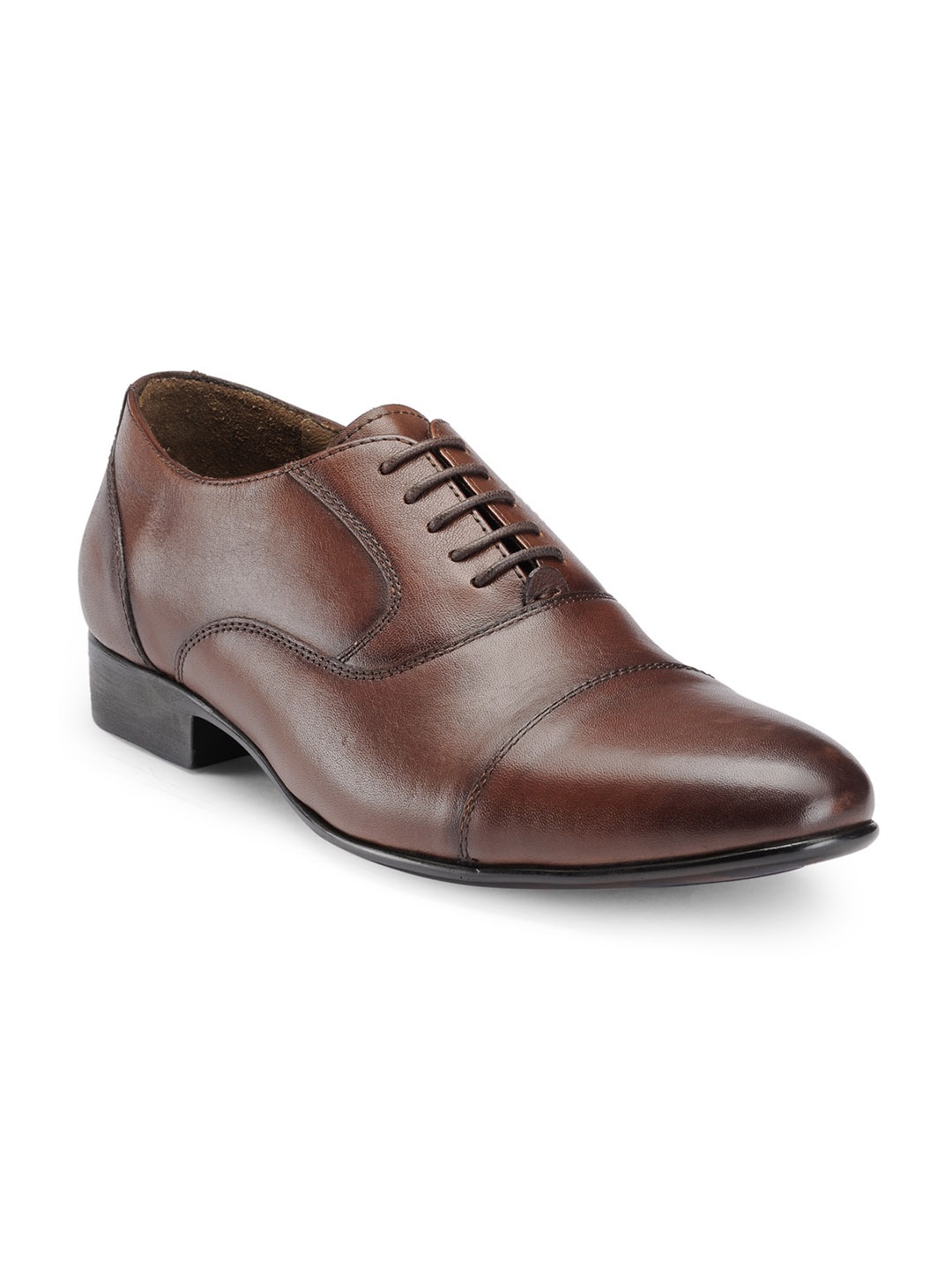 

Teakwood Leathers Men Brown Solid Leather Formal Oxford Shoes