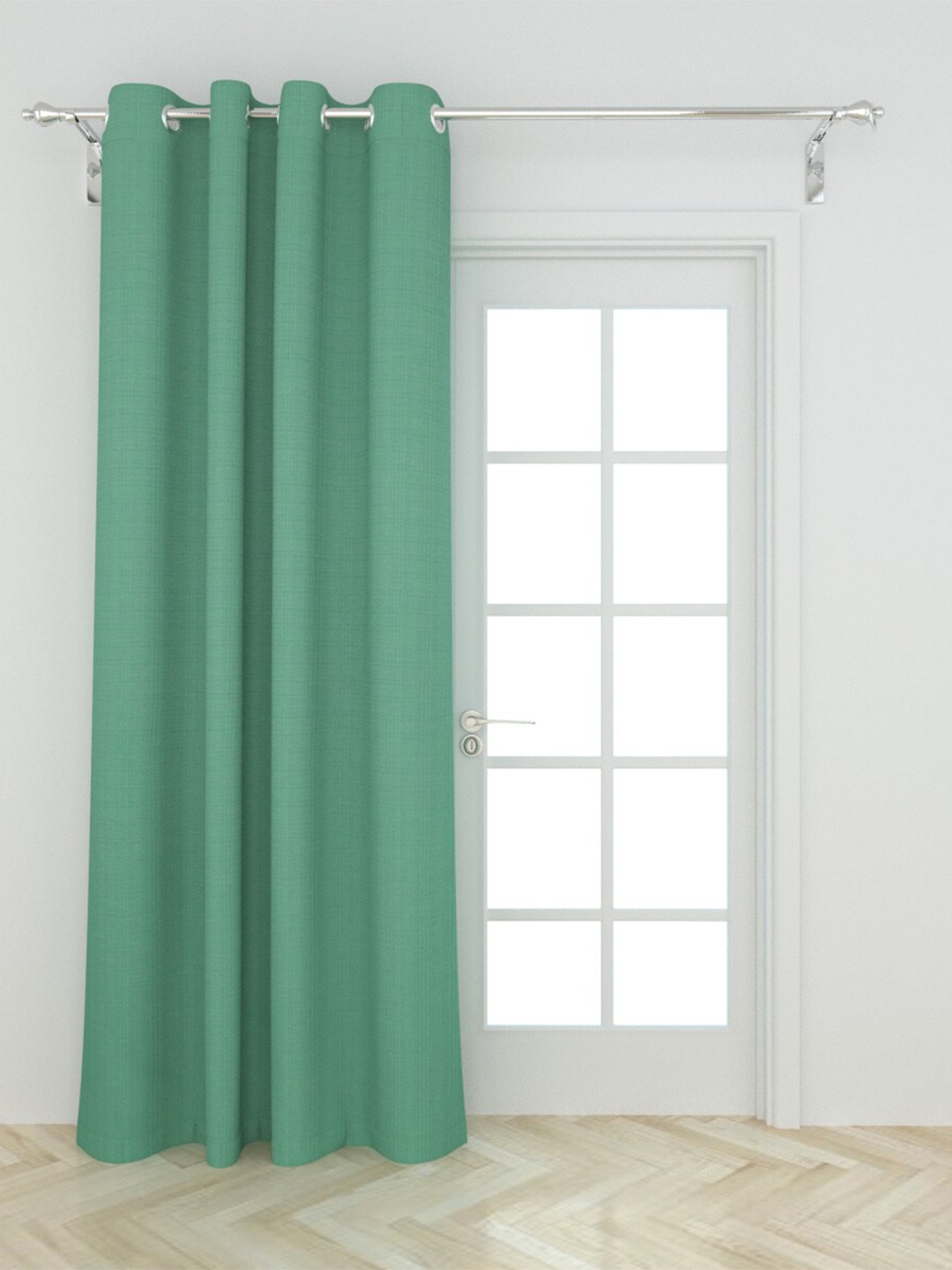 

Home Centre Green Textured Polyester Door Curtain