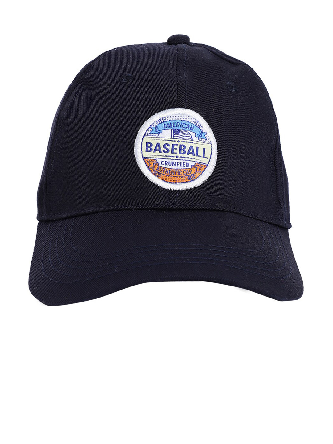 

QUIRKY Unisex Navy Blue & White Printed Embroidered Baseball Cap