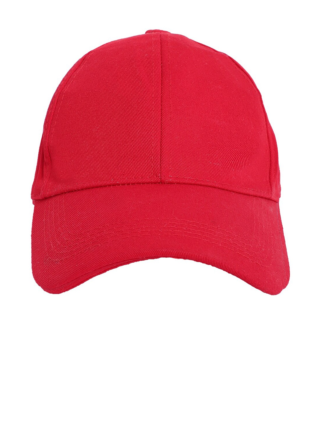 

QUIRKY Unisex Red Solid Baseball Cap