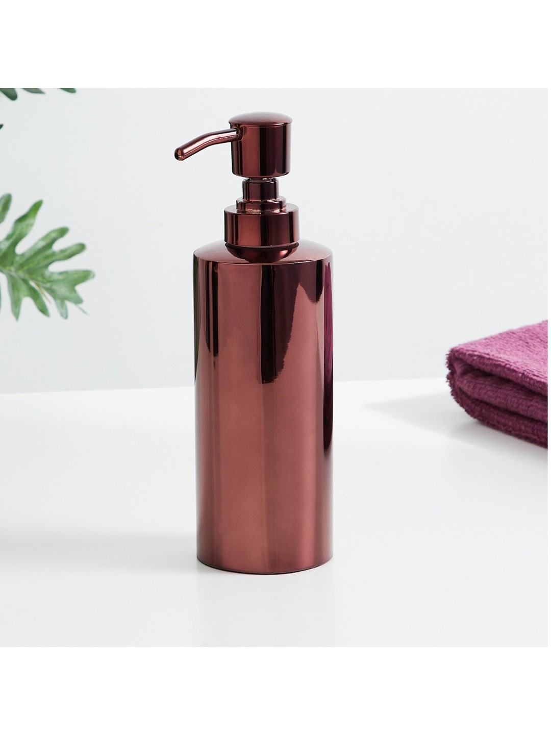 

Home Centre Gold-Toned Solid Stainless Steel Lotion Dispenser