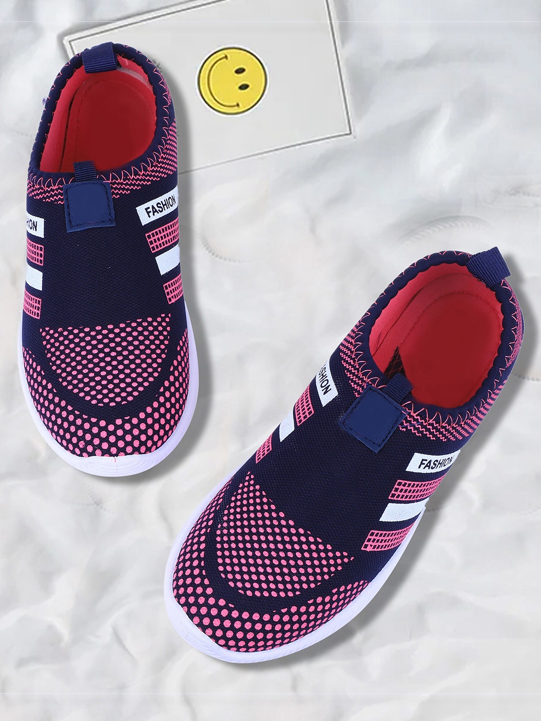 

FABBMATE Women Pink Walking Non-Marking Shoes