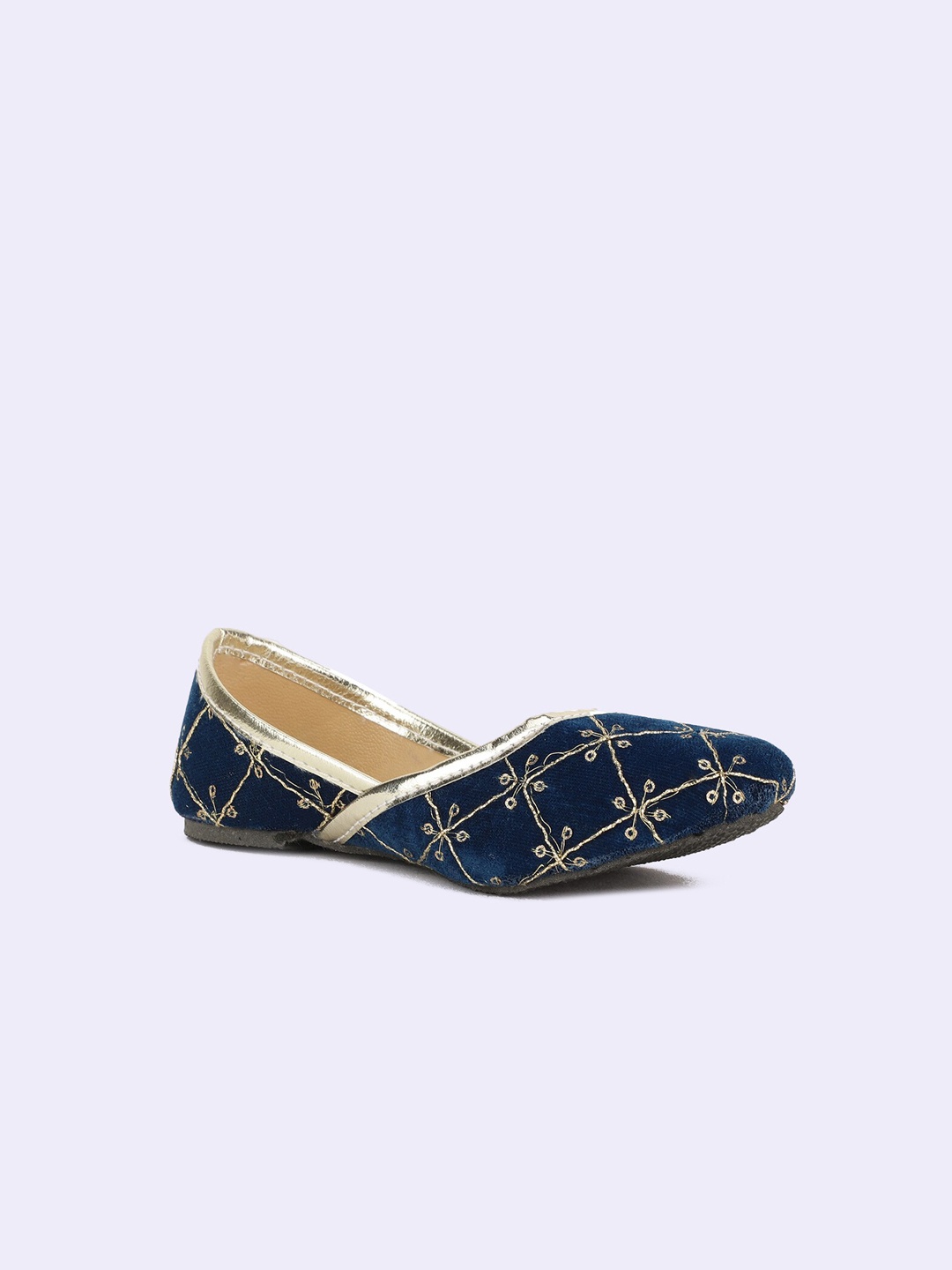 

BownBee Girls Blue Ethnic Flats