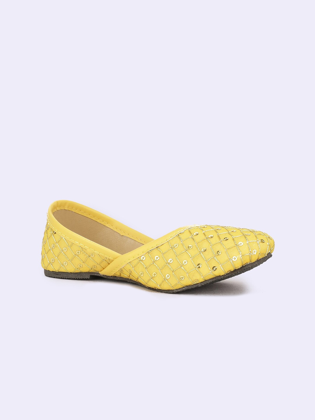 

BownBee Girls Yellow Ethnic Flats
