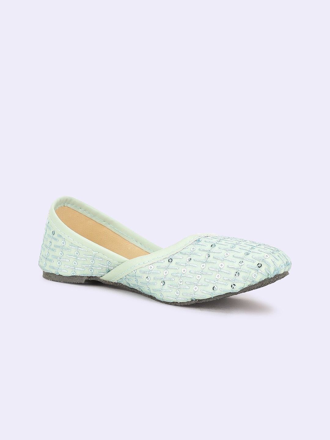 

BownBee Girls Blue Ethnic Flats