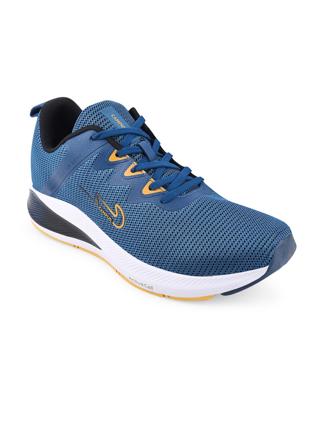 

Campus Men Blue Mesh Running Marking Shoes