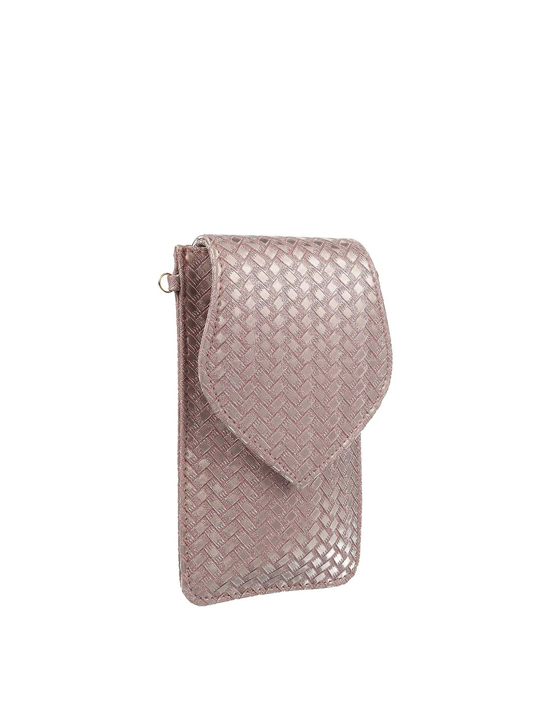 

Mochi Women Pink Geometric Embellished Money Clip