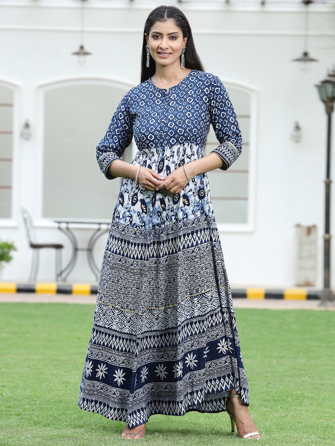 

Juniper Blue Ethnic Maxi Dress