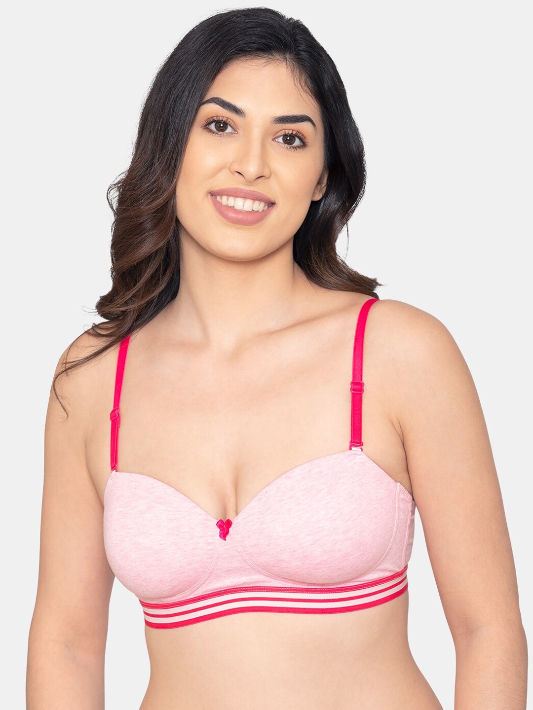 

K LINGERIE Pink Bra Heavily Padded