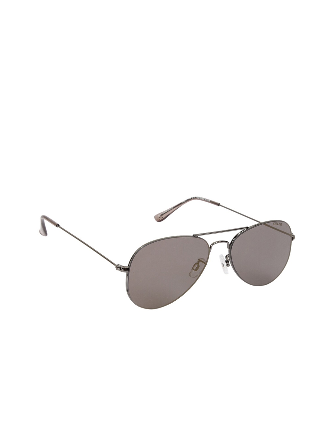 

Killer Unisex Grey Lens & Gunmetal-Toned Aviator Sunglasses KLN3052ANT Metal C3