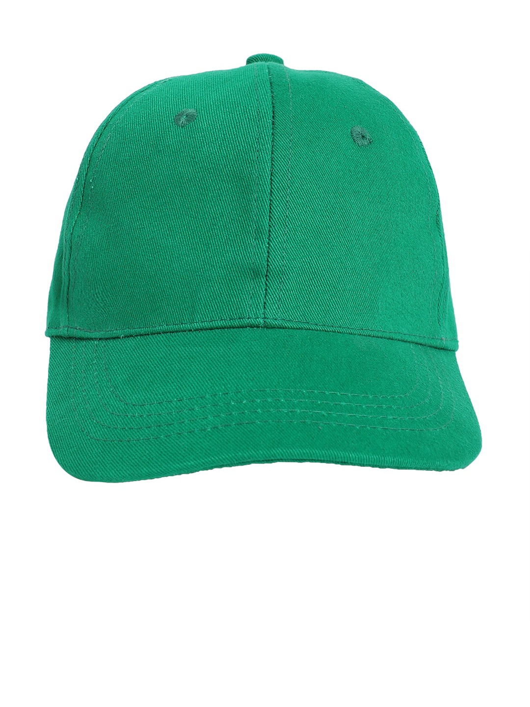 

DukieKooky Unisex Kids Green Solid Baseball Cap