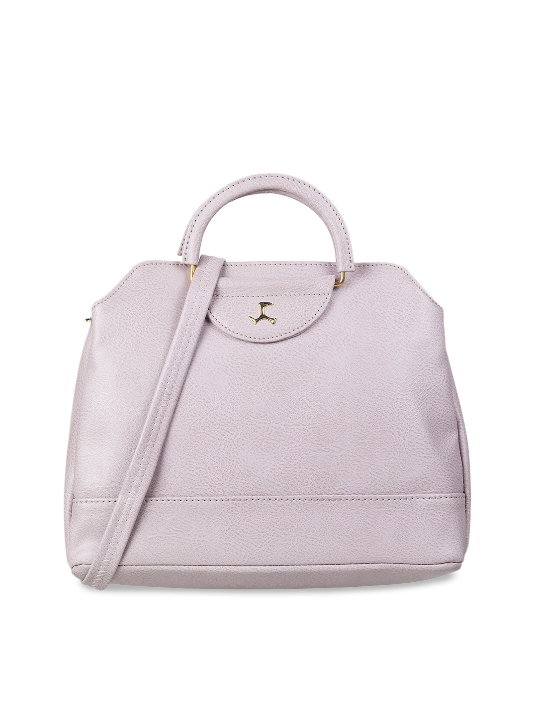 

Mochi Purple Structured Handheld Bag