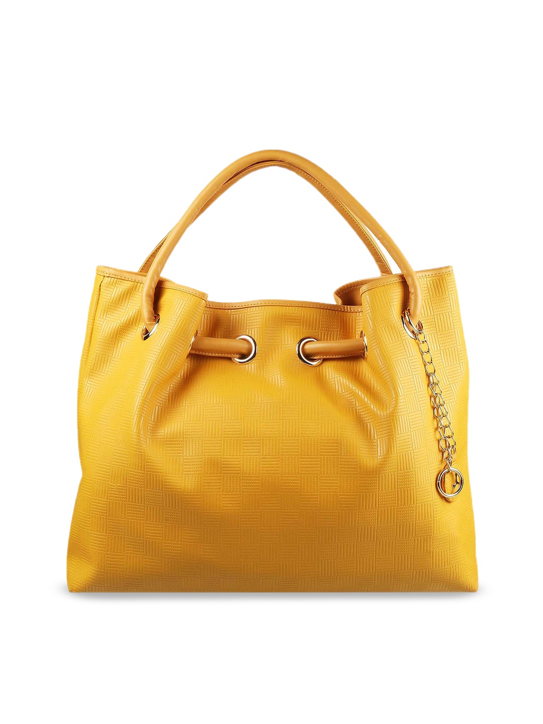 

Mochi Yellow Oversized Shopper Handheld Bag