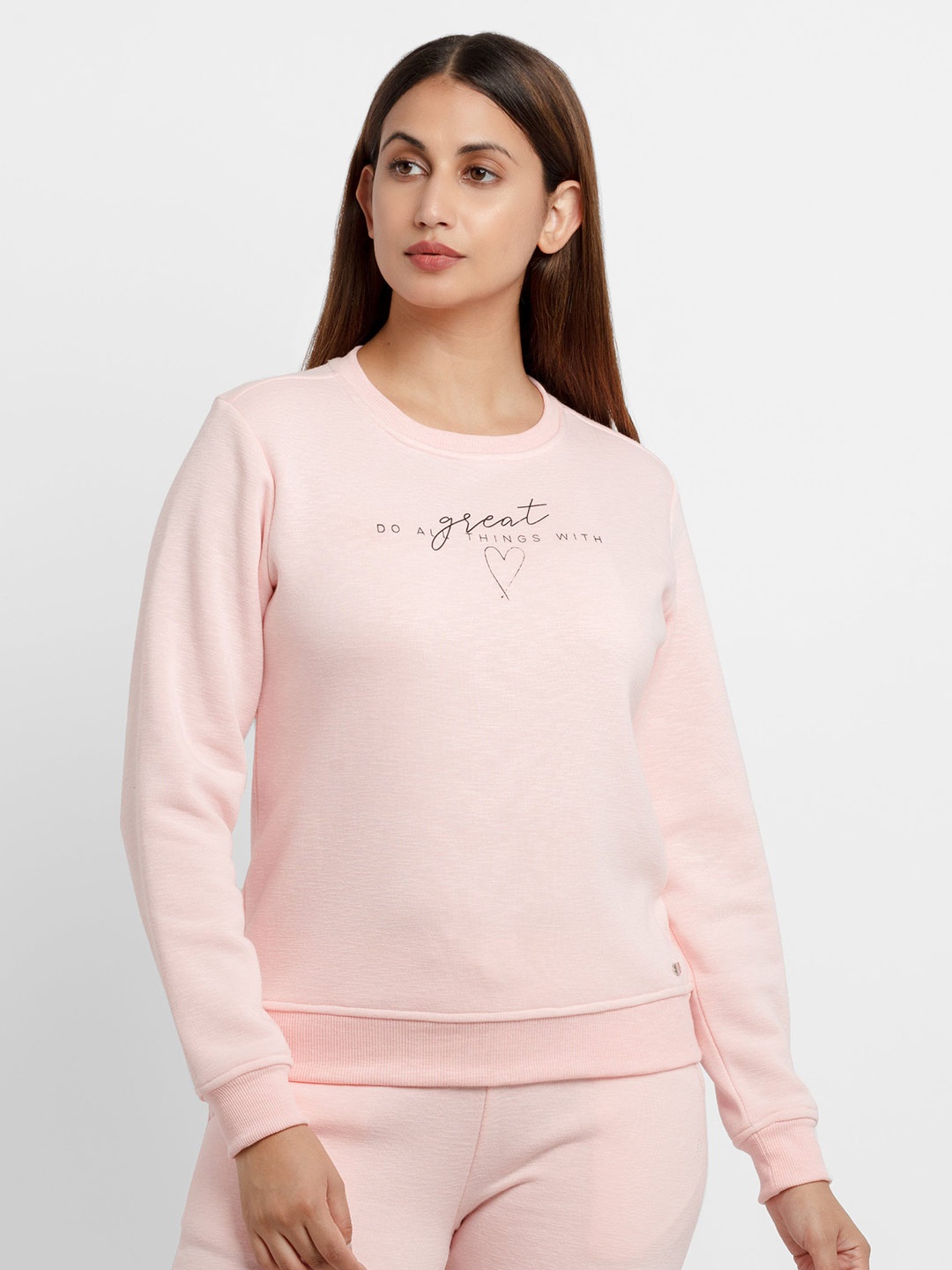 

Status Quo Women Pink Sweatshirt