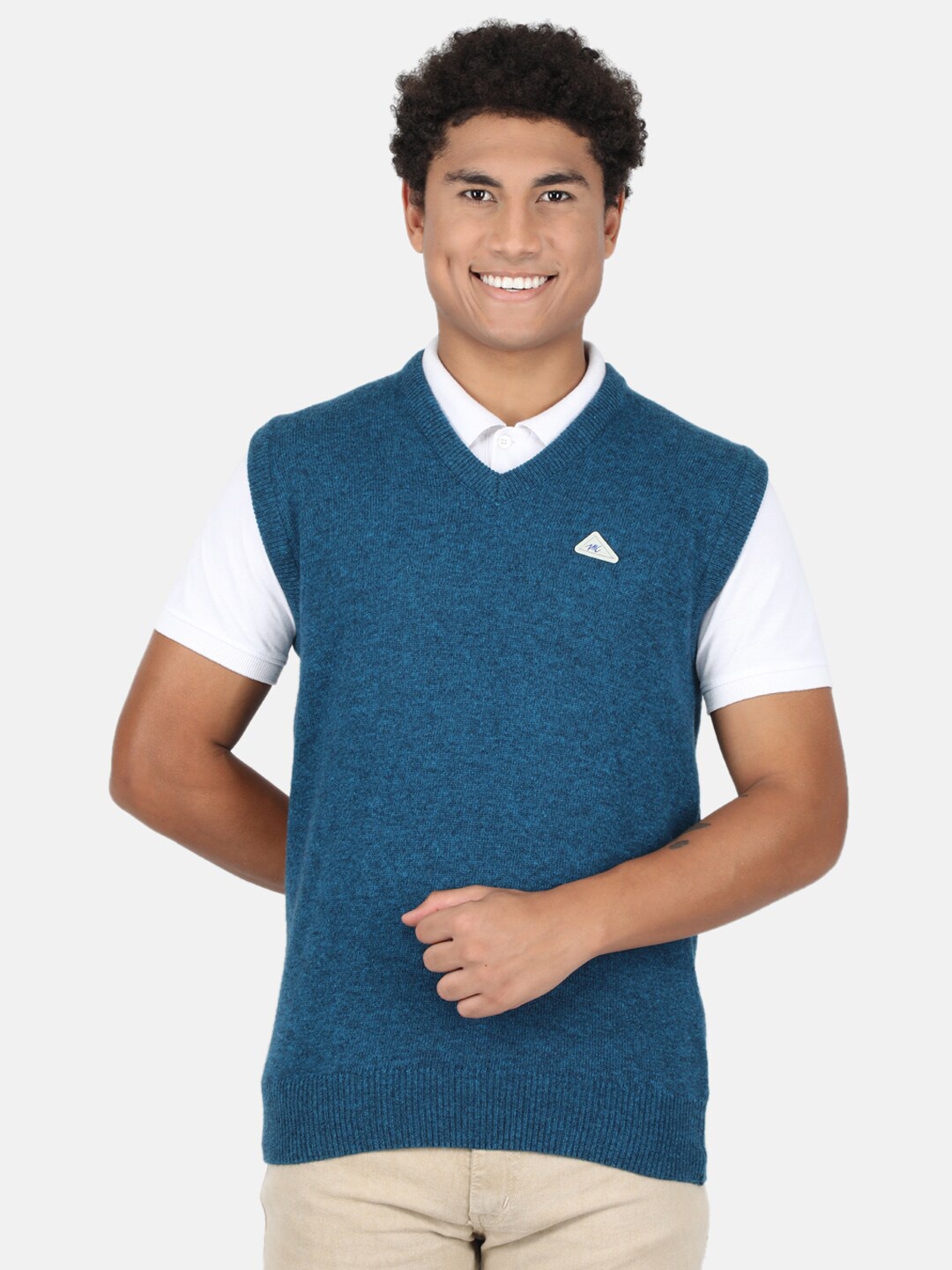 

Monte Carlo Men Blue & dark blue Sweater Vest