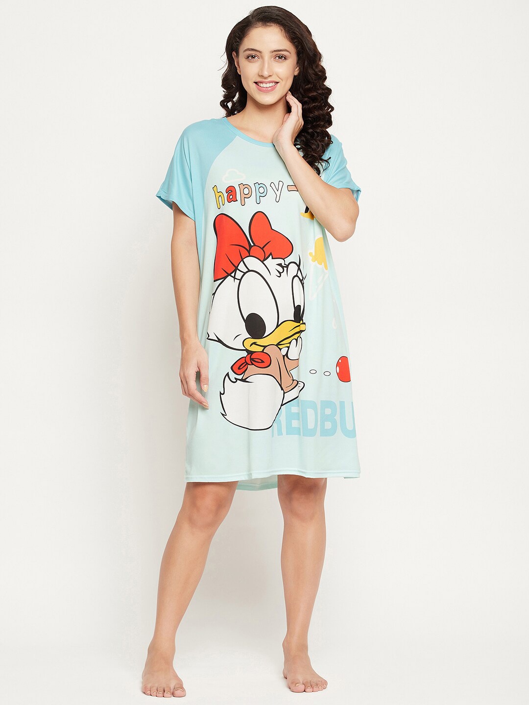 

Camey Women Green Printed Nightdress
