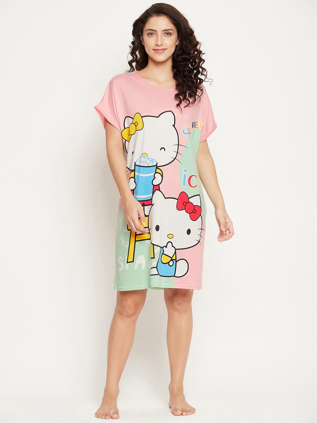 

Camey Women Pink Nightdress