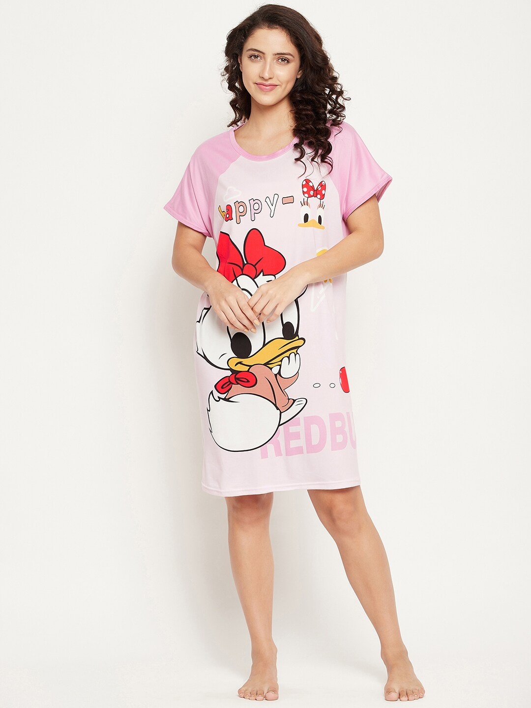 

Camey Purple Printed Nightdress