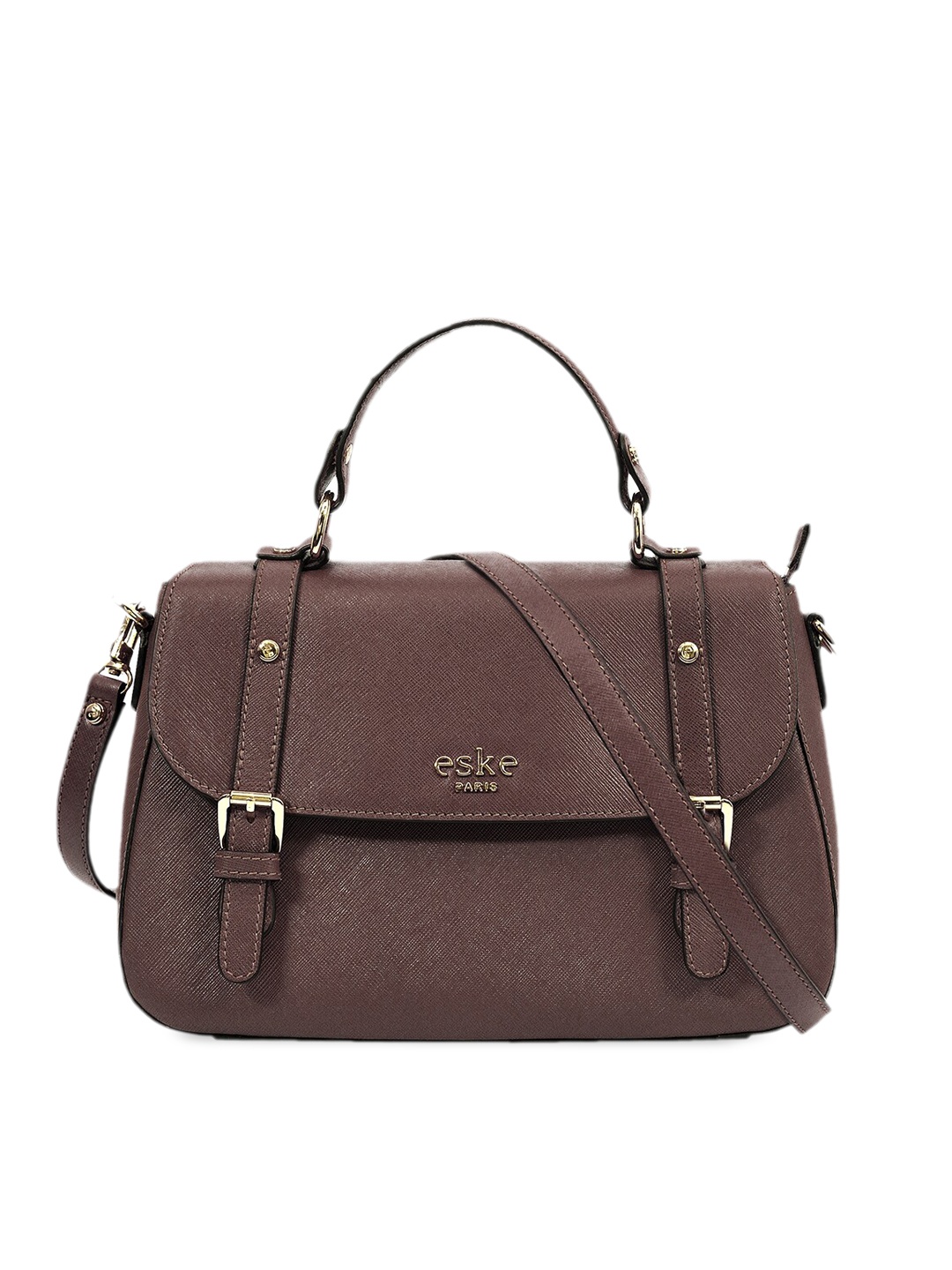 

Eske Brown Leather Structured Satchel